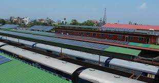 First Solar Power Plants in Indian Railways